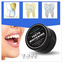 Coconut Charcoal Teeth Whitening Powder for Oral Care