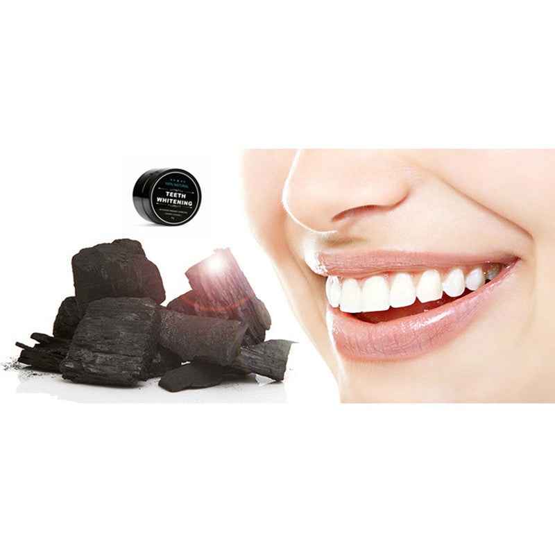 Coconut Charcoal Teeth Whitening Powder for Oral Care