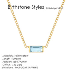 18K Gold-plated Layered Choker With A December Birthstone Pendant
