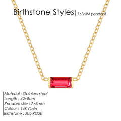 18K Gold-plated Layered Choker With A December Birthstone Pendant
