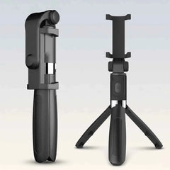 Compatible with Apple, Tripod Selfie Stick Mobile Universal Live Triangle Bracket One Bluetooth Selfie Artifact