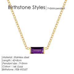 18K Gold-plated Layered Choker With A December Birthstone Pendant