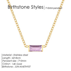 18K Gold-plated Layered Choker With A December Birthstone Pendant