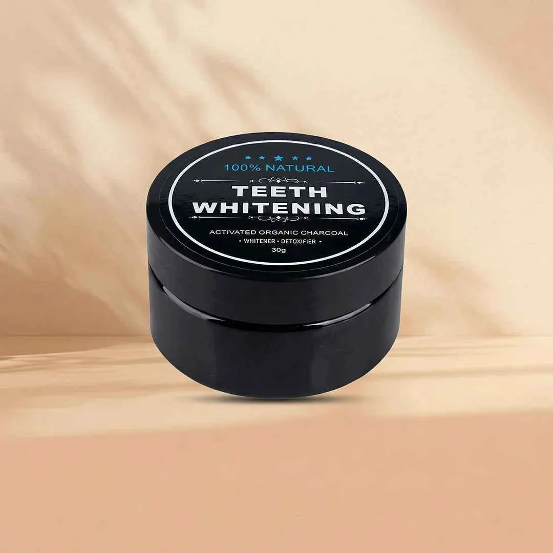 Coconut Charcoal Teeth Whitening Powder for Oral Care