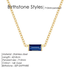 18K Gold-plated Layered Choker With A December Birthstone Pendant