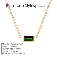 18K Gold-plated Layered Choker With A December Birthstone Pendant