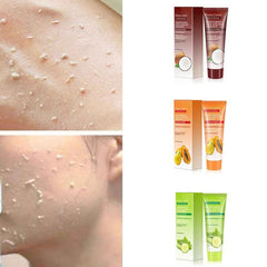 Cucumber Coconut Papaya Facial Exfoliating Gel Cream Body Cleansing