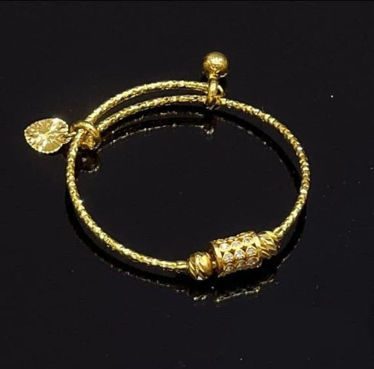 Gold-Plated Adjustable Charm Bracelets