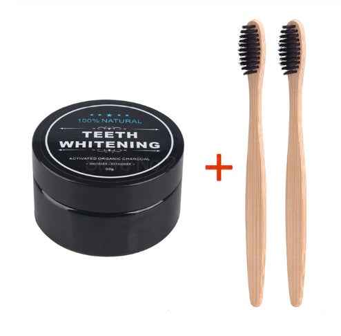 Coconut Charcoal Teeth Whitening Powder for Oral Care