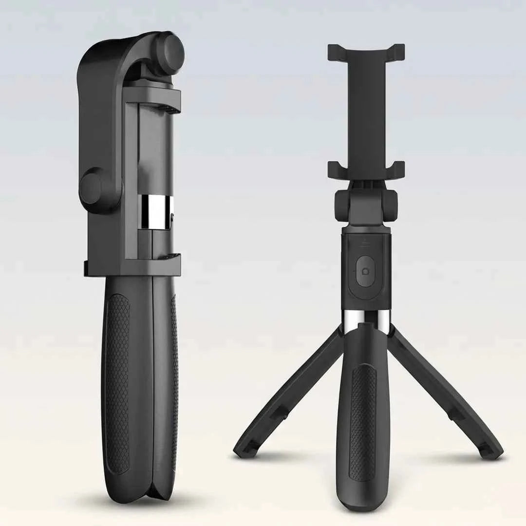 Compatible with Apple, Tripod Selfie Stick Mobile Universal Live Triangle Bracket One Bluetooth Selfie Artifact