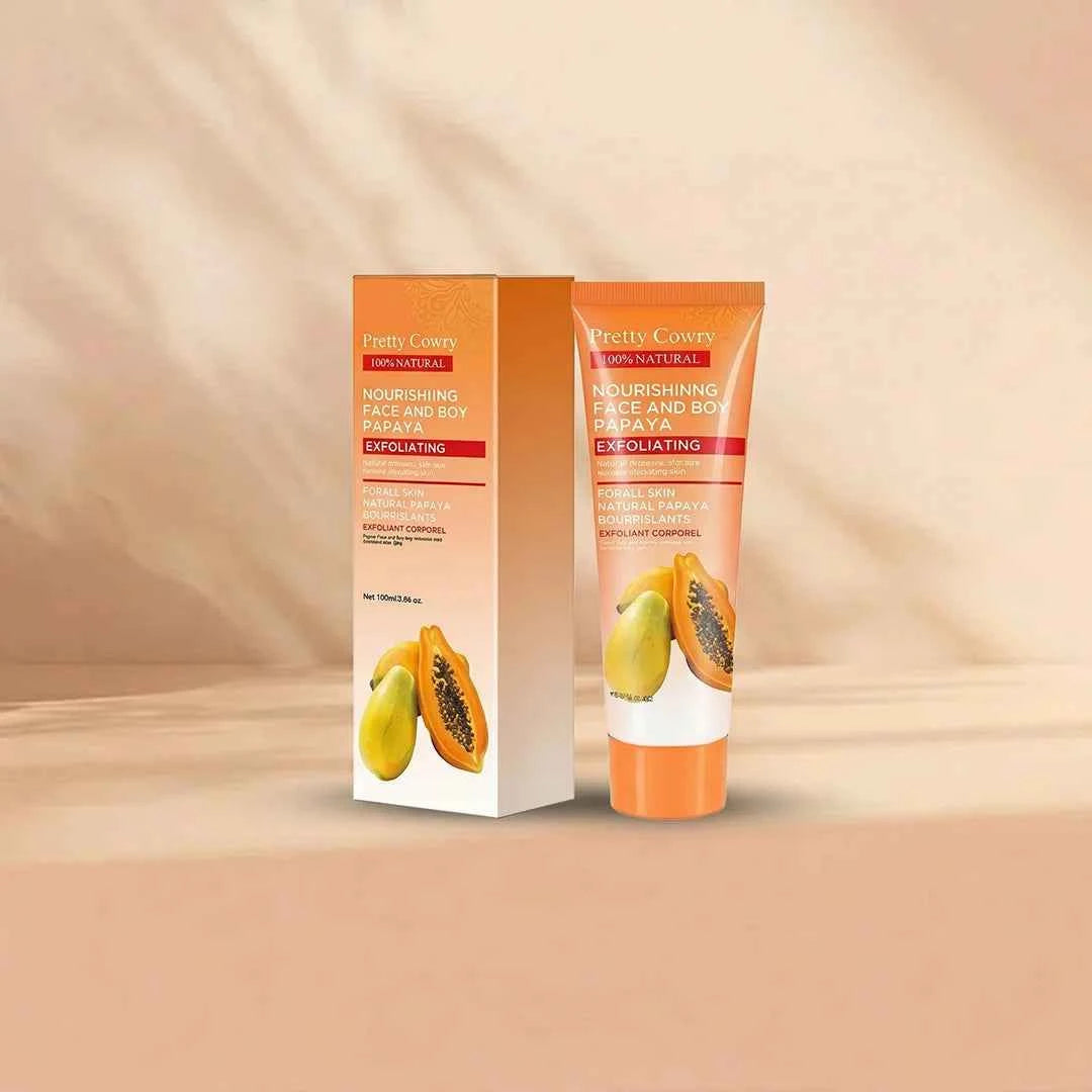 Cucumber Coconut Papaya Facial Exfoliating Gel Cream Body Cleansing