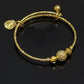 Gold-Plated Adjustable Charm Bracelets