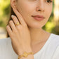 Gold-Plated Bracelet & Ring Set