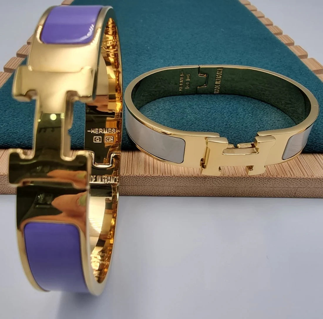 Luxury H Enamel Bracelet