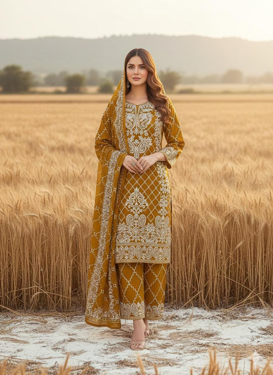 Ladies suit stitched