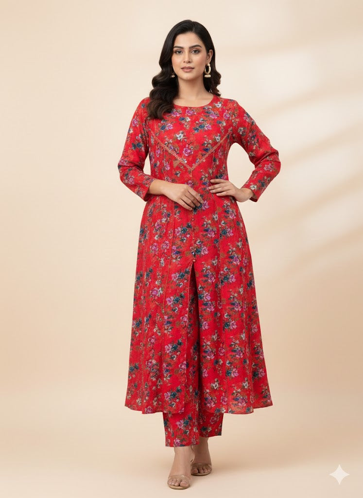 FABRIC: digital lawn print 
‎
‎READY TO WEAR.