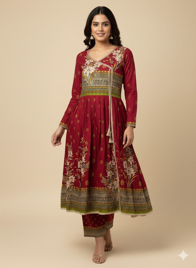 FABRIC: digital lawn print 
‎
‎READY TO WEAR.