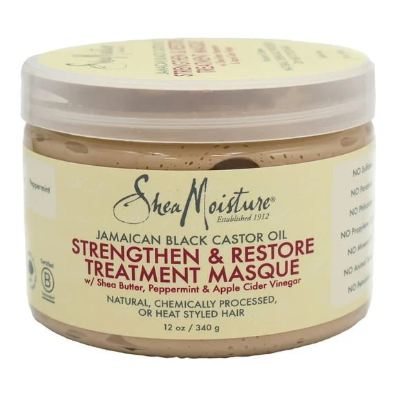 SheaMoisture - Jamaican Black Castor Oil Strengthen & Restore Treatment Masque (Original)